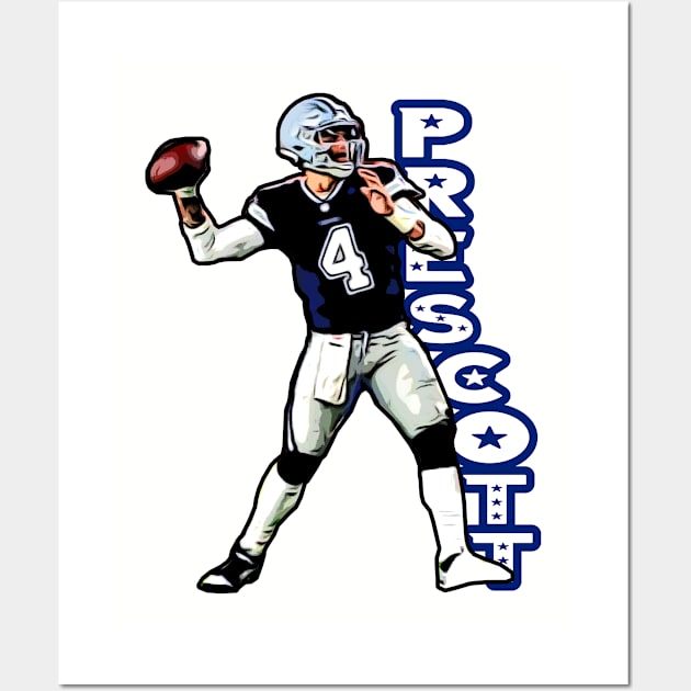 Cowboys Prescott 4 Wall Art by Gamers Gear